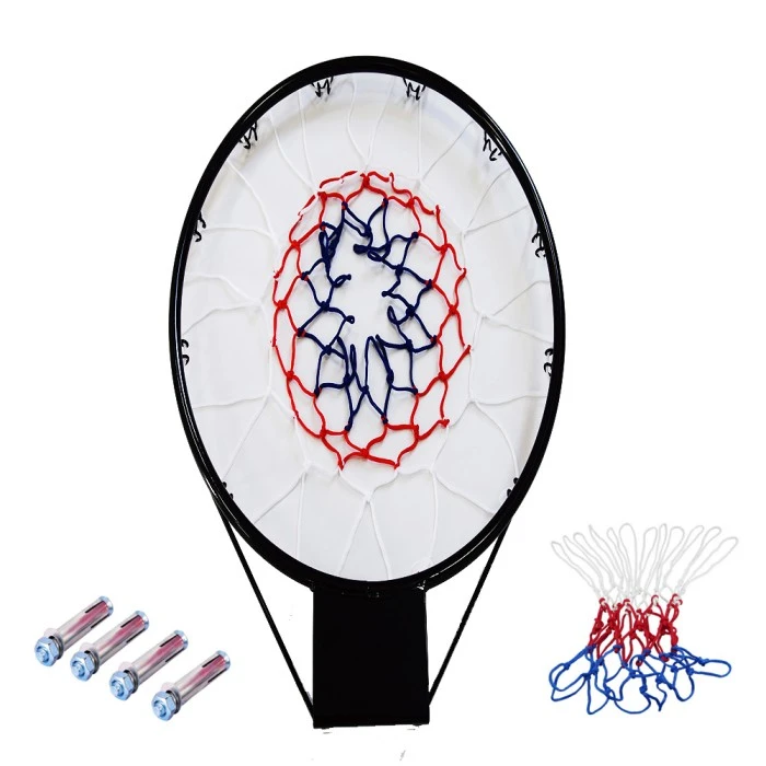 Jante de basket-ball en métal robuste de 48 cm avec filet