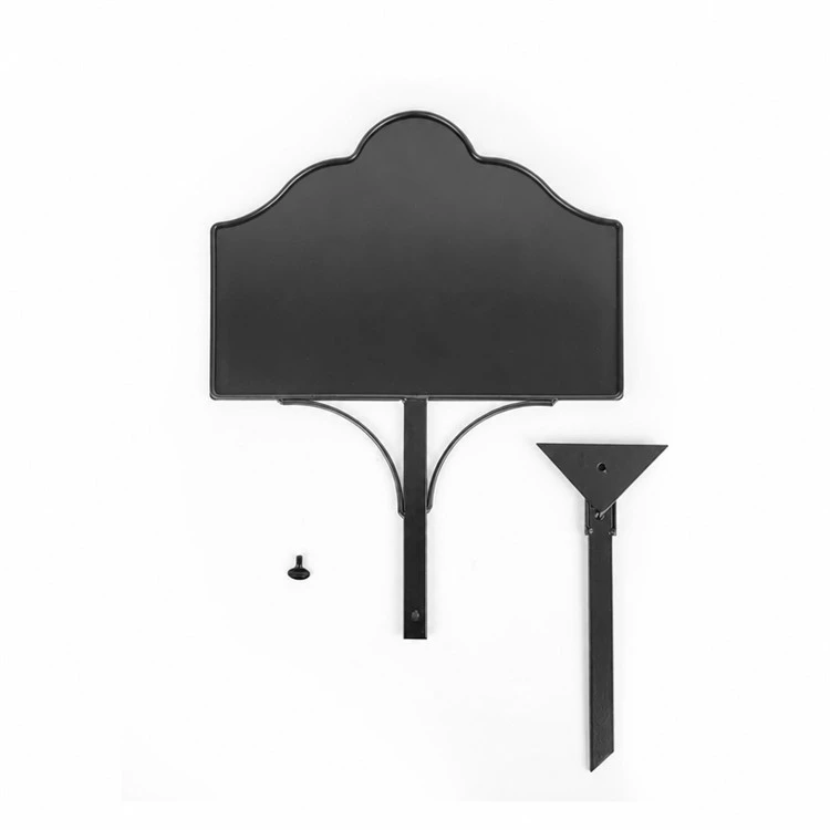 Porte-enseigne de jardin décoratif