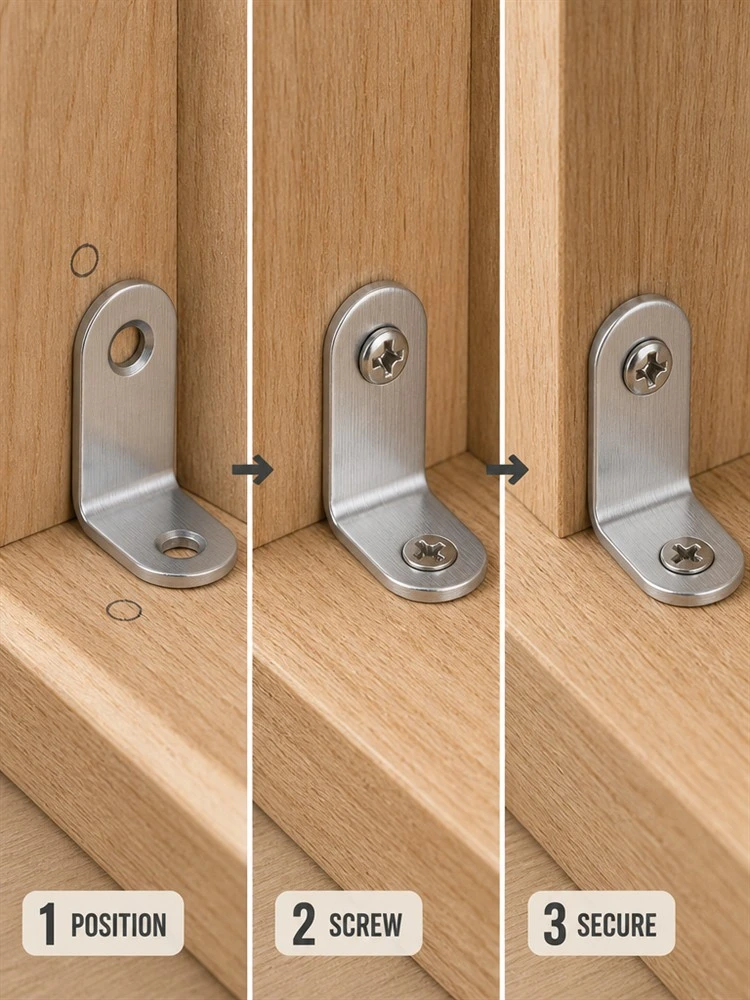 Metal Angle Mounting Corner Bracket