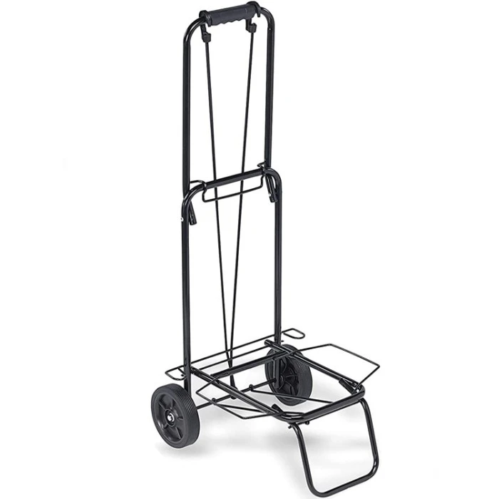 Mini chariot à bagages pliable en métal