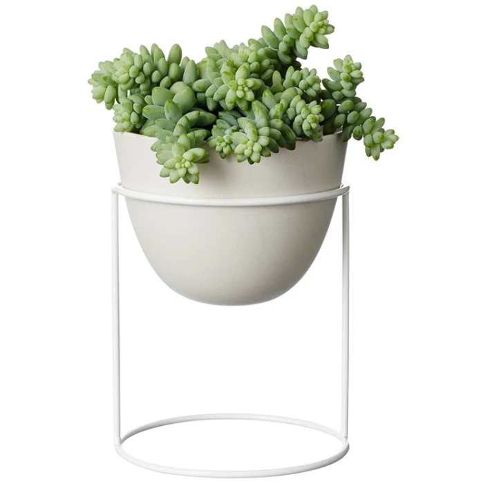 Mini supports à fleurs décoratifs de table en fer